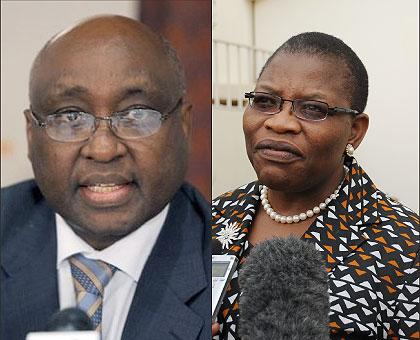 L-R: Dr Donald Kaberuka, Obiageli Ezekwesili. 