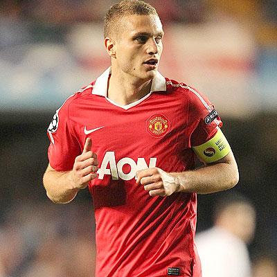 Nemanja Vidic has been badly missed by Sir Alex Ferguson this season. Net photo.