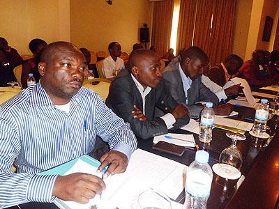 Participants during the Joint United Nations Programme on HIVAIDS (UNAIDS) Rwanda yesterday. The Sunday Times / G. Mugoya