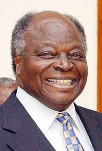 Kenyan President Mwai Kibaki.