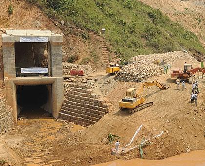 A hydro power plant under construction on Nyabarongo River. A Mauritian firm will soon invest in generation of 15MW in the Western Province. The New Times / File.