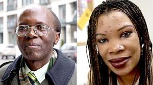 Lu00e9on Mugesera (L), who was deported from Canada earlier this year and Beatrice Munyenyezi, another Genocide suspect in the US. The New Times/File.