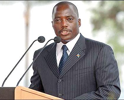 President Joseph Kabila. Net photo.