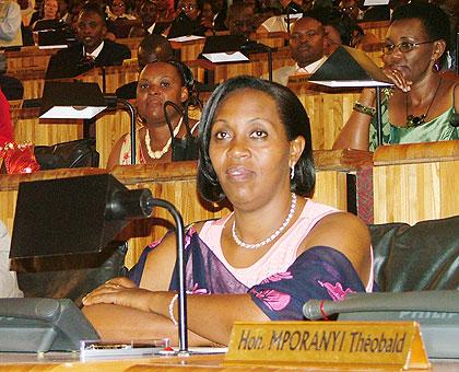 Rwanda's parliament has the highest proportion of female representation. The New Times / File.