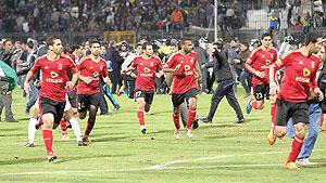 The Egyptian football violence killed 74 spectators. Net photo.