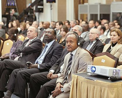 Participants at the recent Rwanda-Turkey business forum in Istanbul. The New Times / courtesy