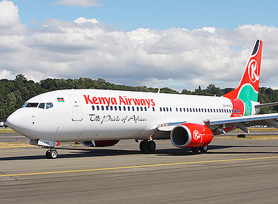 Kenya-Airways has 34 planes. Net photo.