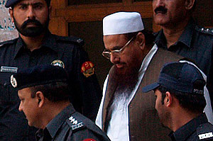 Saeed was placed under house arrest in December 2008, but a court set him free by August 2009.  Net photo.