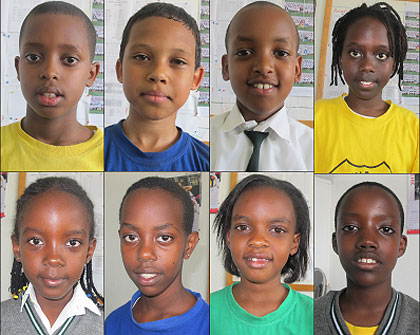 Top row (L-R):Kenny Ntwali,Victor Shyake Kaberuka,Noah Masozera Cyeza, Sarah Rulisa  Bottom row (L-R): Eunice Karinigufu,Daniella Umubyeyi,Armella Saro Ruganintwali,Briar Mutabaruka   