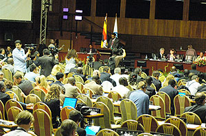  Delegates attending the IPU summit in Kampala. The New Times / Gashegu Muramira.