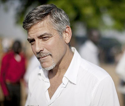 George Clooney is a key activist for Darfur. Net photo.