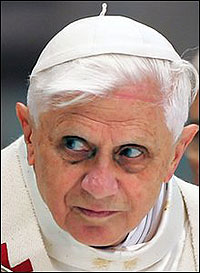 Pope Benedict.