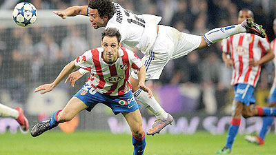 Atletico midfielder Francisco Juanfran (above) claims todayu2019s Madrid derby could prove decisive. Net photo.