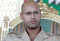 Saif al-Islam is to be put on trial  on charges of financial corruption, murder and rape. Net Photo.