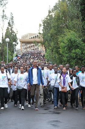 Rwandau2019s youth are encouraged to participate in nation building. Coutesy photo.