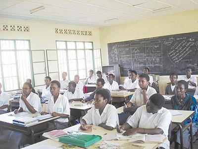 Students in class: It is important to promote the reading culture in schools. The Sunday Times/File