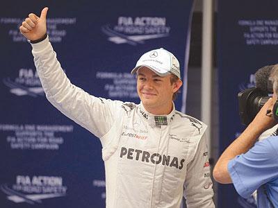 Nico Rosberg will start from pole. 