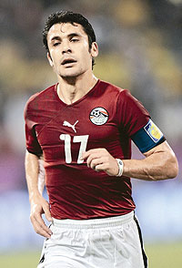 Egypt midfielder Ahmed Hassan