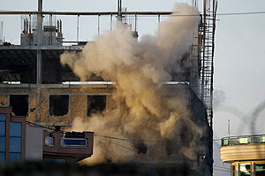 The fighting between Taliban gunmen and Afghan security forces has ended after almost 18 hours.  Net photo. 