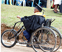 People with disabilities are calling upon the general public to respect their rights. The New Times / File.