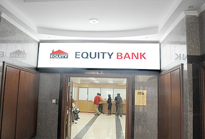 Equity Bank Rwanda's entry has stirred competition in the sector . The New Times / File.