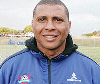 Namibia U-20 coach Ricardo Manneti. Net photo.