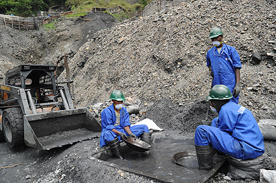 Mining activities in Rulindo District. The New Times / File.