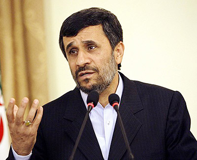 Iranian President Mahmoud Ahmadinejad. Net photo.