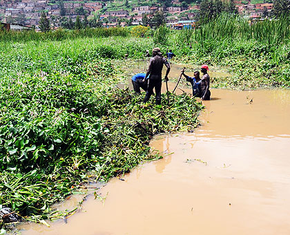 Nyabugogo wetland in Nyarugenge District. A REMA report on wetlands sparked controversy.