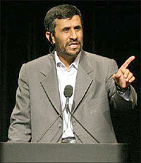 Iranian President Mahmoud Ahmadinejad. Net photo.