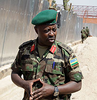 Dr. Ben Karenzi,the Director of Kanombe Military Hospital.