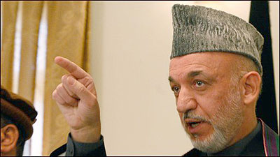 Afgan President Hamid Karzai