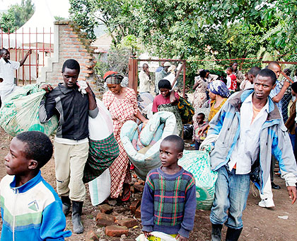 Close to 10,000 Congolese refugees have fled to Rwanda in the recent months. The New Times/File.