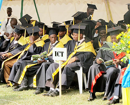 Graduates should possess entrepreneurial skills. The New Times / File.