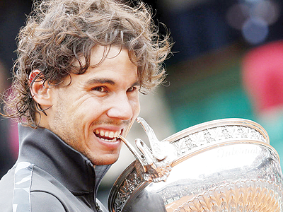 Rafael Nadal claimed the French Open title for the seventh time. Net photo.