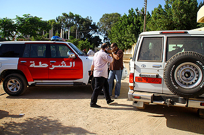 Two security guards were injured in Mondayu2019s attack on the convoy, which was carrying the UK ambassador. Net photo.