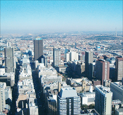 Johannesburg also known as Egoli. Net photo.