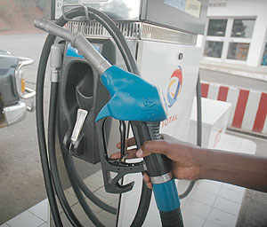 Rising global oil prices could trigger a rise in local fuel pump prices. The New Times / File