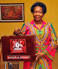 Mariya Kiwanuka, Ugandau2019s  Minister of Finance. 