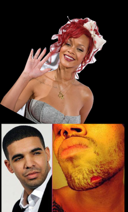 Drake (L) and Chris Brown issue statements on club fracas. Net photo