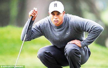 Tiger Woods, three times a US Open champion, was happy with his opening 69. Net photo.