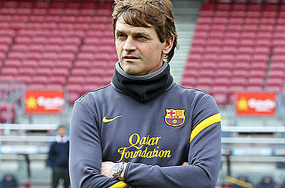 New Barcelona coach Tito Vilanova. Net photo.