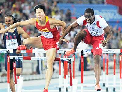 Set for London debut: Liu Xiang. Net photo.