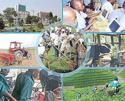 An estimated one million Rwandans have beaten the poverty trap over the last five years.  The New Times Courtesy.