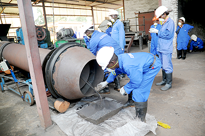 Mining activities in Rulindo District. The New Times / John Mbanda.