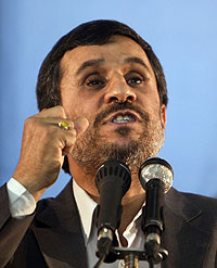 Iranian President Ahmadinejad. Net photo.