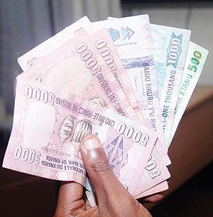 Rwandan Francs weakened by high volumes of imports. The New Times / File.