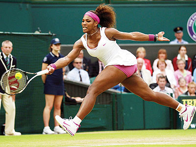 Serena Willaims reached the final at Wimbledon at Azarenkau2019s expense. Net photo.