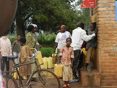 The few available taps rarely have water and often residents go back empty handed. The New Times S. Rwembeho.