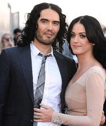 Russell Brand and Katy Perry.